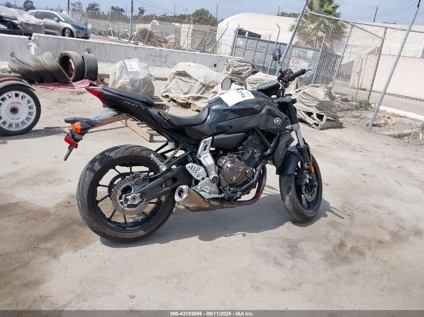 2016 Yamaha Fz07 C VIN: JYARM06Y3GA002432 Lot: 43193896