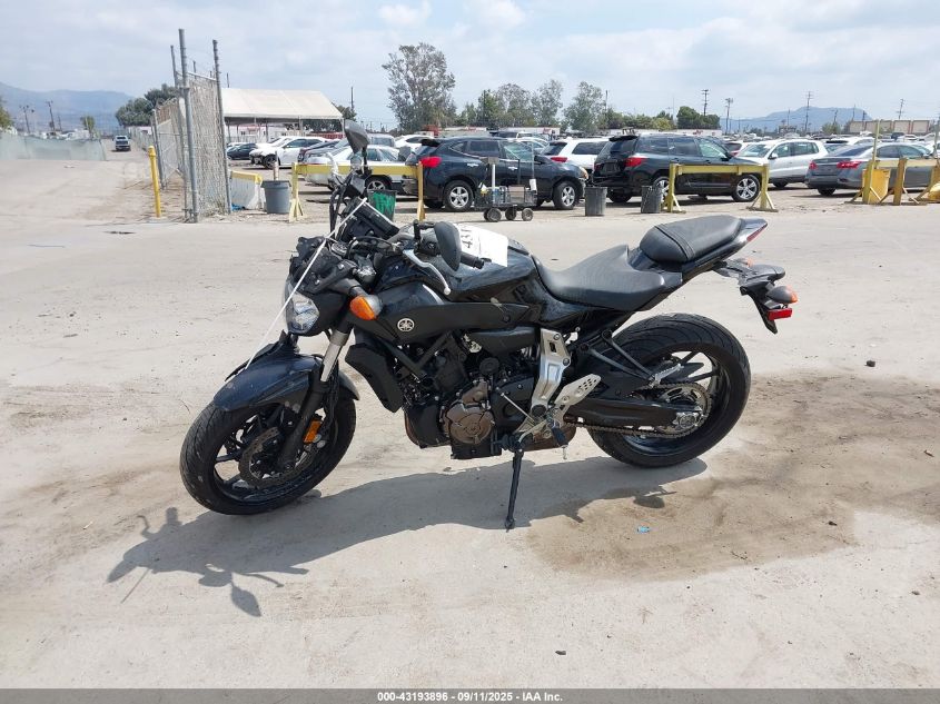 2016 Yamaha Fz07 C VIN: JYARM06Y3GA002432 Lot: 43193896