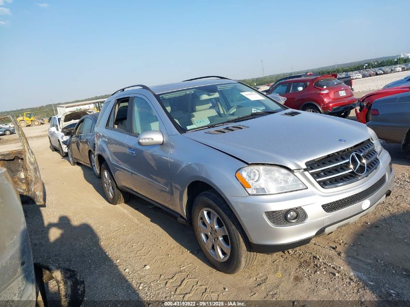 2007 Mercedes-Benz Ml 350 4Matic VIN: 4JGBB86E17A258953 Lot: 43193922