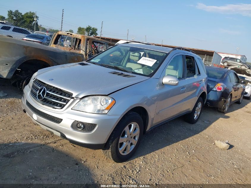 2007 Mercedes-Benz Ml 350 4Matic VIN: 4JGBB86E17A258953 Lot: 43193922