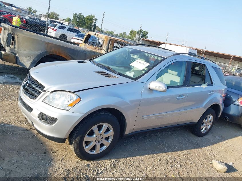 2007 Mercedes-Benz Ml 350 4Matic VIN: 4JGBB86E17A258953 Lot: 43193922