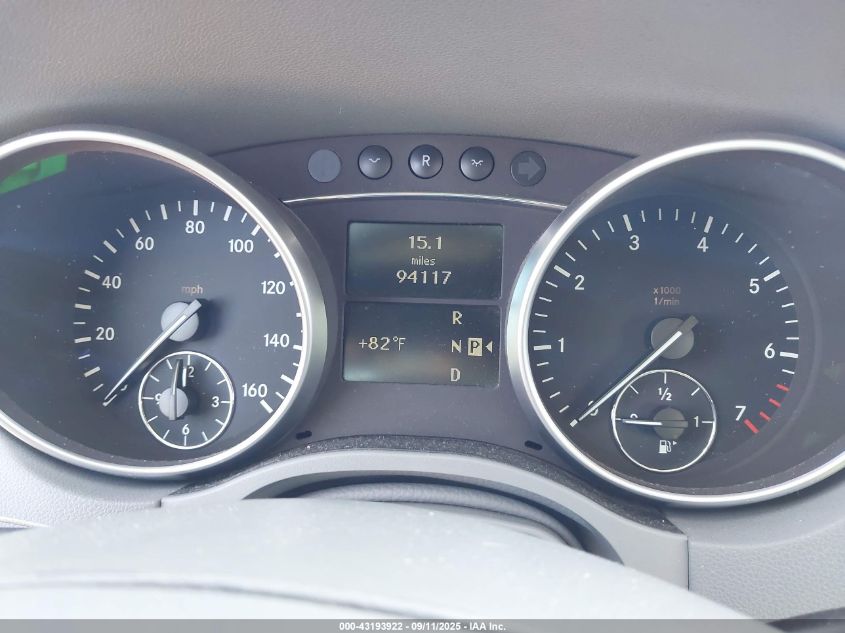 2007 Mercedes-Benz Ml 350 4Matic VIN: 4JGBB86E17A258953 Lot: 43193922