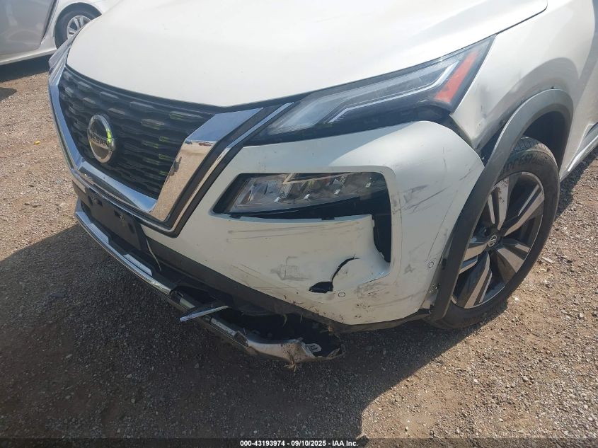 2021 Nissan Rogue Platinum Intelligent Awd VIN: JN8AT3DD7MW309062 Lot: 43193974