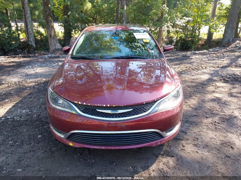 2015 Chrysler 200 Limited VIN: 1C3CCCAB2FN599649 Lot: 43193975