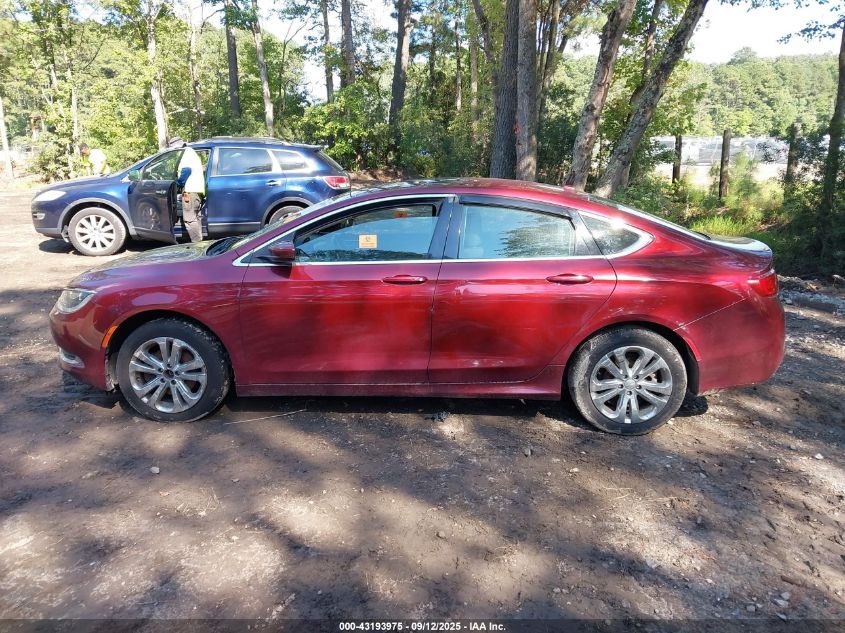 2015 Chrysler 200 Limited VIN: 1C3CCCAB2FN599649 Lot: 43193975