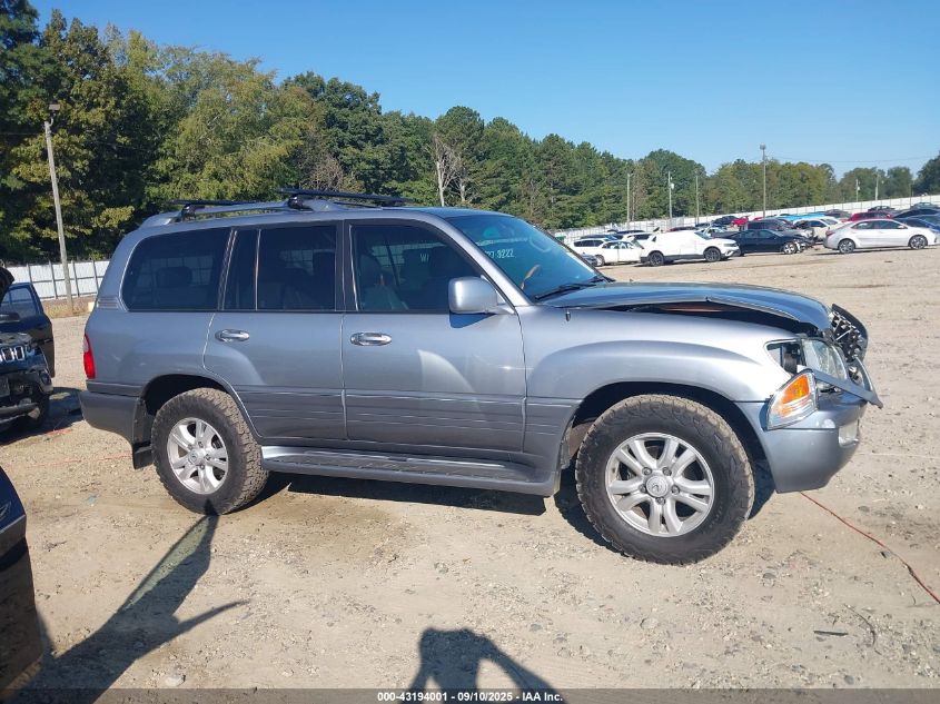2005 Lexus Lx 470 VIN: JTJHT00W553553373 Lot: 43194001