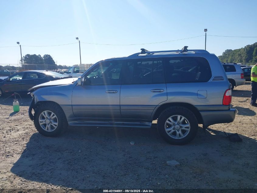 2005 Lexus Lx 470 VIN: JTJHT00W553553373 Lot: 43194001