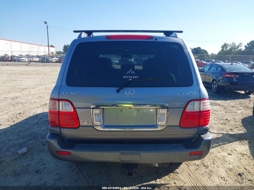 2005 Lexus Lx 470 VIN: JTJHT00W553553373 Lot: 43194001