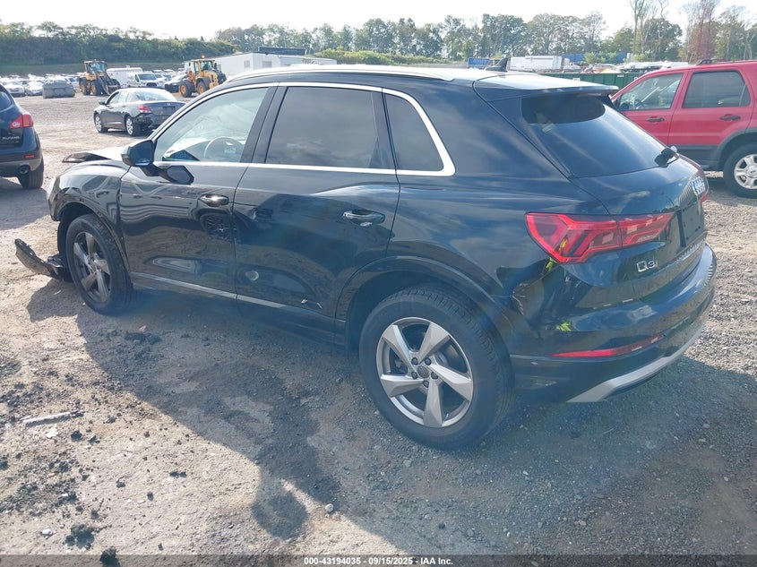 VIN WA1AECF38L1114264 2020 AUDI Q3 PREMIUM 45 TFSI QUATTRO TIPTRONIC