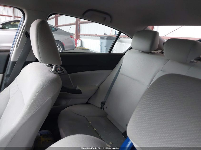 2013 Honda Civic Lx VIN: 2HGFB2F55DH602799 Lot: 43194045