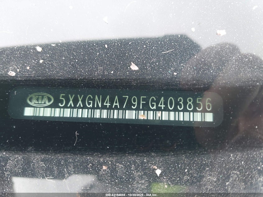 2015 KIA OPTIMA EX 5XXGN4A79FG403856