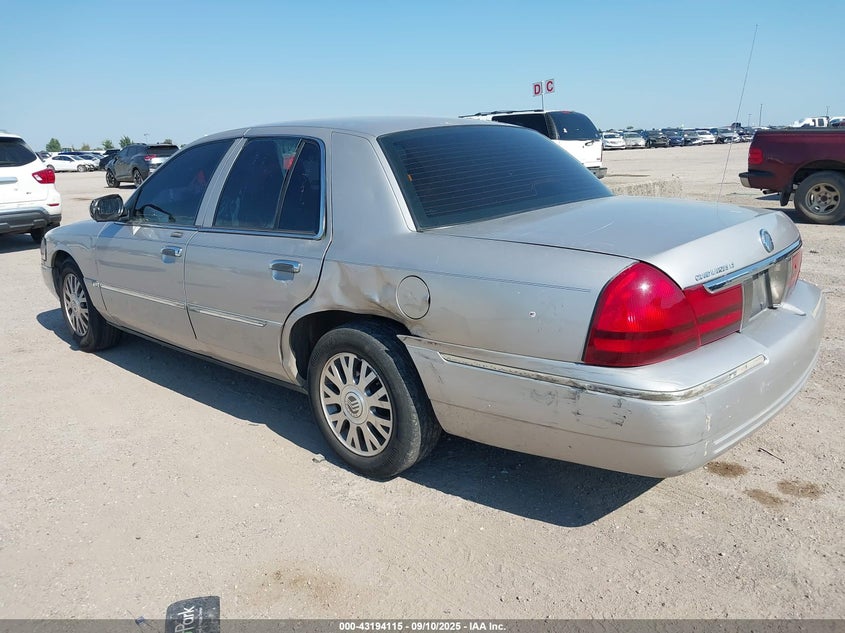 2005 Mercury Grand Marquis Ls/Lse silver sedan gasoline 2MEHM75W45X663379 photo #4