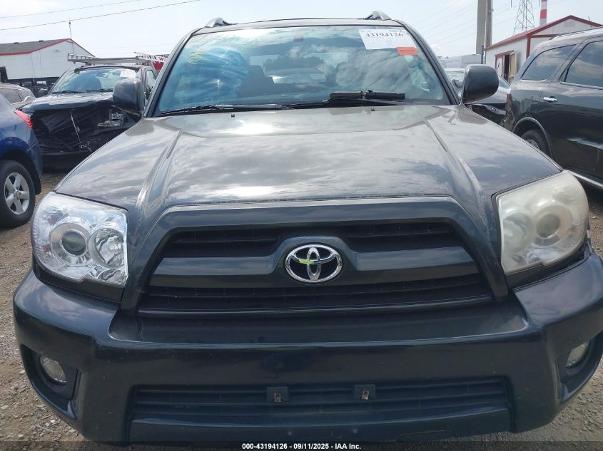 2006 Toyota 4Runner Limited V6 VIN: JTEBU17R160105108 Lot: 43194126