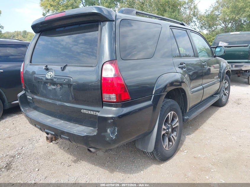 JTEBU17R160105108 2006 TOYOTA 4RUNNER photo no. 4