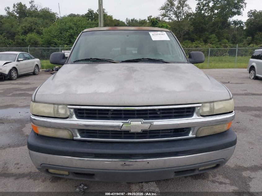 2001 Chevrolet Tahoe Ls VIN: 1GNEC13T31J217361 Lot: 43194167