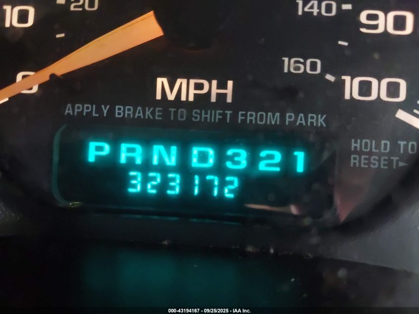 2001 Chevrolet Tahoe Ls VIN: 1GNEC13T31J217361 Lot: 43194167