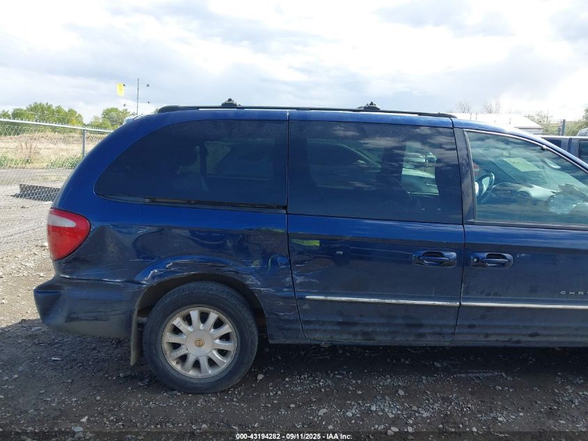 2001 Chrysler Town & Country Lxi VIN: 2C8GP54L81R215837 Lot: 43194282