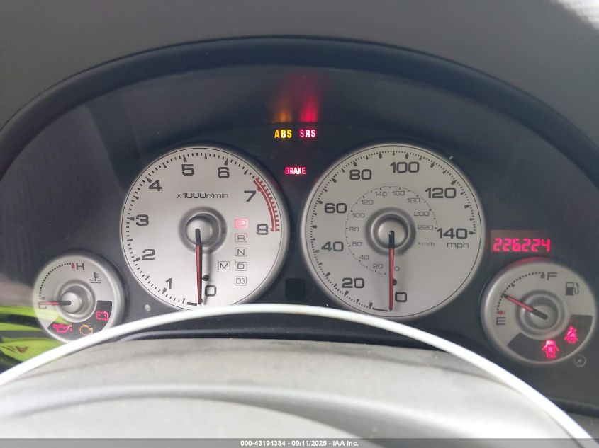 2004 Acura Rsx VIN: JH4DC54844S016572 Lot: 43194384