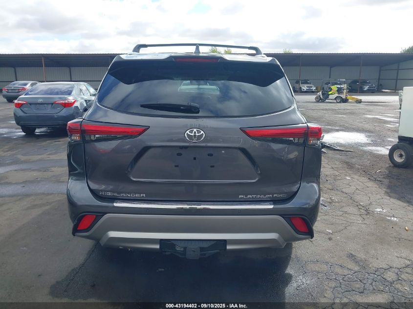 2021 Toyota Highlander Platinum VIN: 5TDFZRBH1MS146854 Lot: 43194402