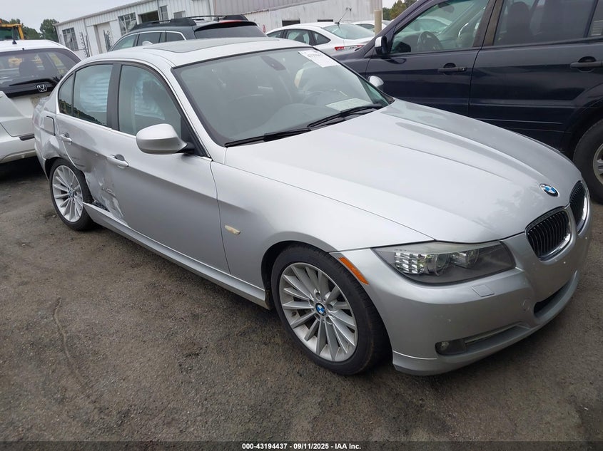 2011 BMW 335D silver sedan diesel WBAPN7C59BA950870 photo #1