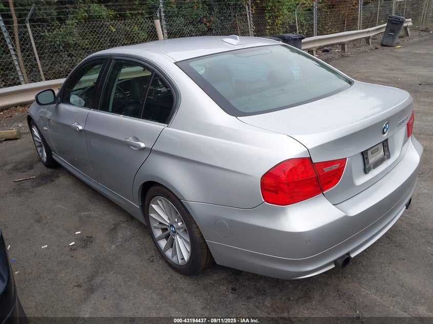 2011 BMW 335D silver sedan diesel WBAPN7C59BA950870 photo #4