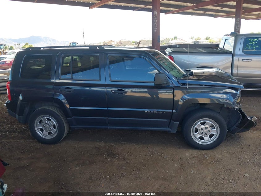 2014 JEEP PATRIOT SPORT - 1C4NJRBB9ED886180