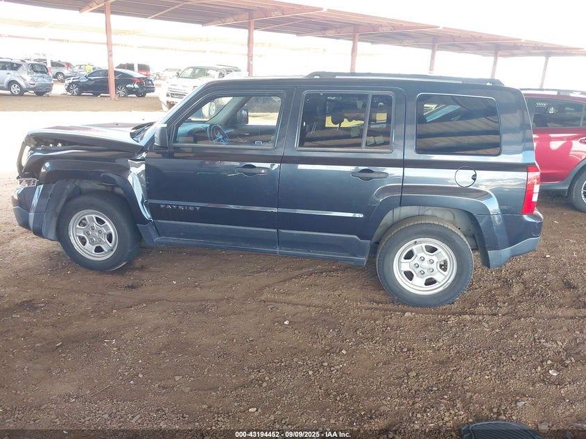 2014 JEEP PATRIOT SPORT - 1C4NJRBB9ED886180