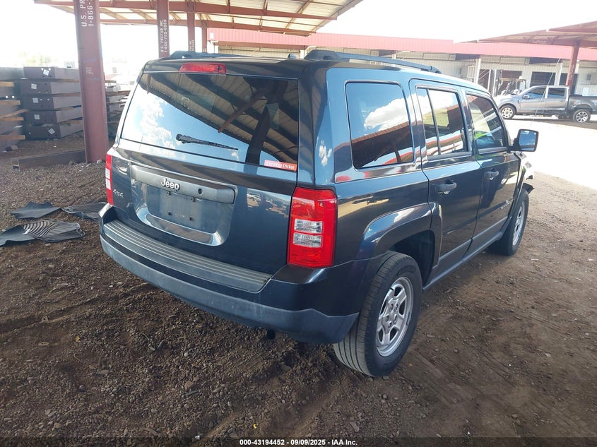 2014 JEEP PATRIOT SPORT - 1C4NJRBB9ED886180