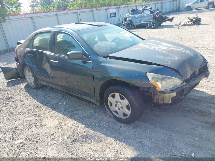 2005 Honda Accord 2.4 Lx blue sedan gasoline 1HGCM56445A024040 photo #1