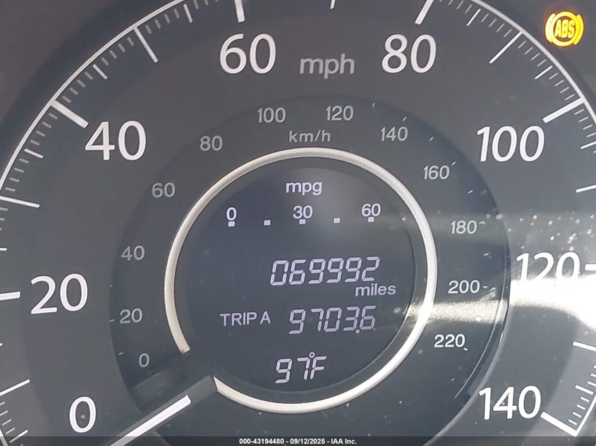 2016 Honda Cr-V Se VIN: 2HKRM3H44GH559214 Lot: 43194480