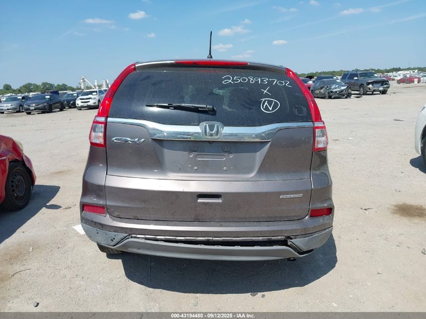 2016 Honda Cr-V Se VIN: 2HKRM3H44GH559214 Lot: 43194480