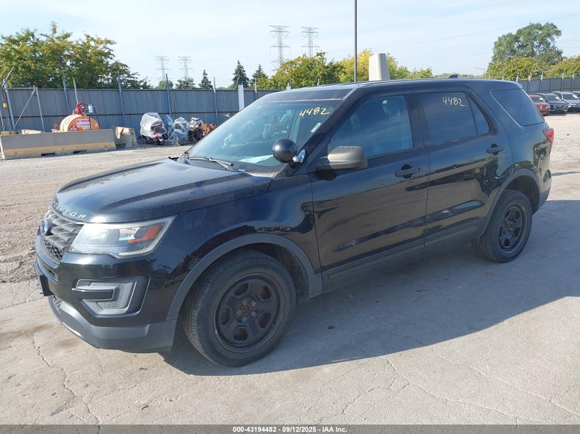 2017 FORD POLICE INTERCEPTOR - 1FM5K8AT1HGD92363