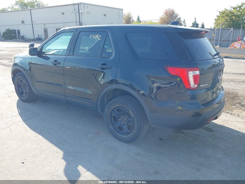 2017 FORD POLICE INTERCEPTOR - 1FM5K8AT1HGD92363