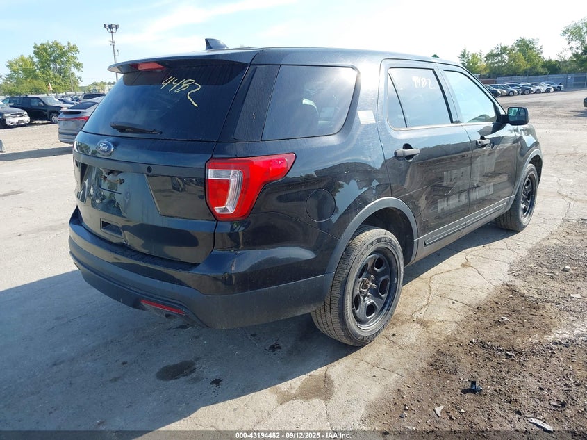 2017 FORD POLICE INTERCEPTOR - 1FM5K8AT1HGD92363