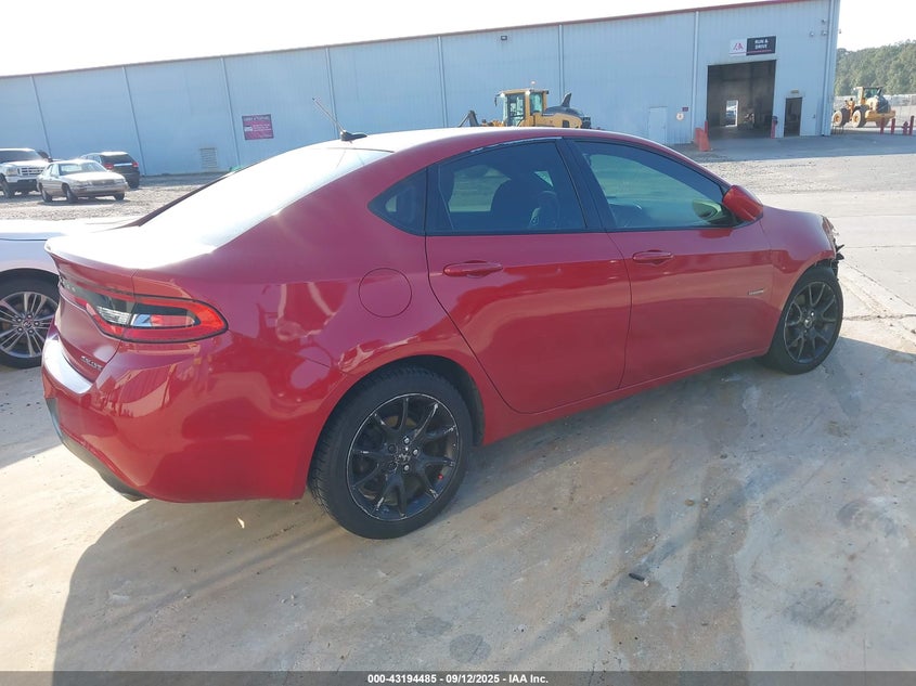 Vin: 1c3cdfba4dd226278, lot: 43688923, dodge dart rallye 20134