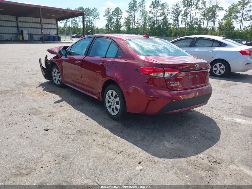 2022 Toyota Corolla Le red sedan gasoline 5YFEPMAE3NP365322 photo #4