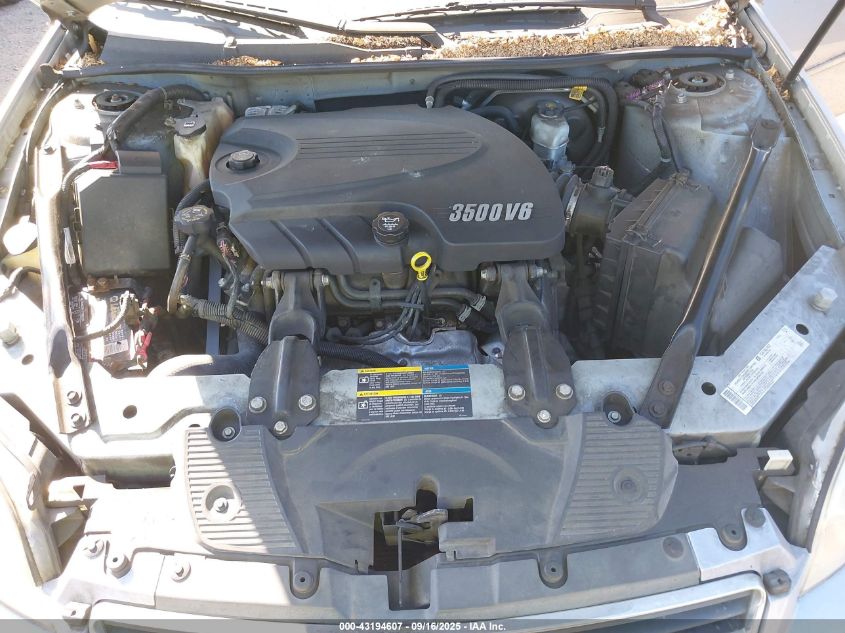 2006 Chevrolet Impala Ls VIN: 2G1WB58K069137292 Lot: 43194607