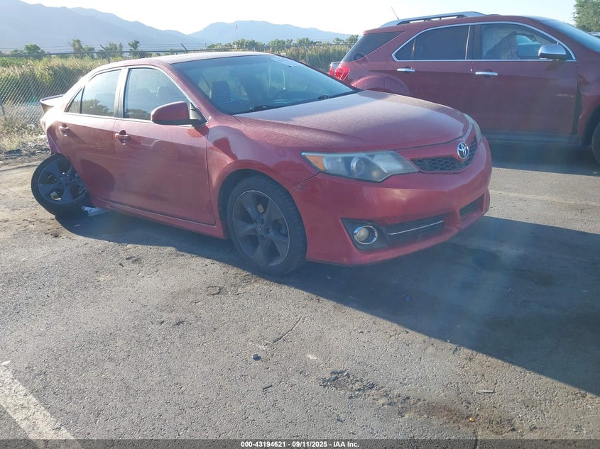 2012 Toyota Camry Se Limited Edition red sedan gasoline 4T1BF1FK8CU612011 photo #1
