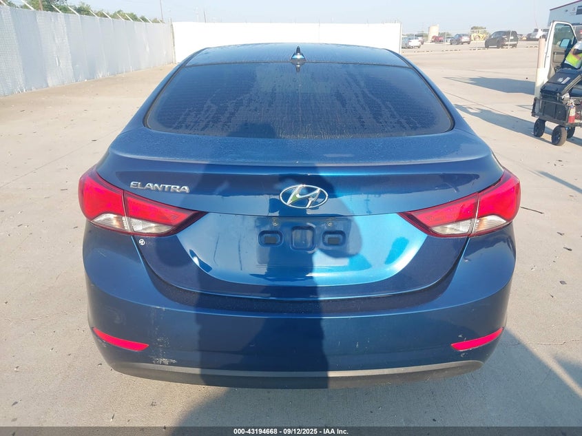 2016 HYUNDAI ELANTRA SE - 5NPDH4AE6GH731217