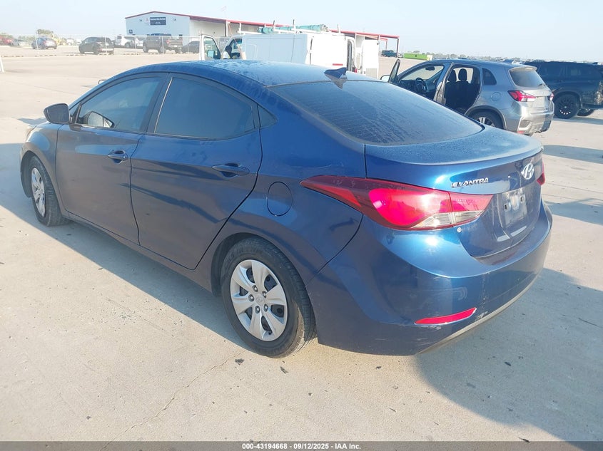 2016 HYUNDAI ELANTRA SE - 5NPDH4AE6GH731217