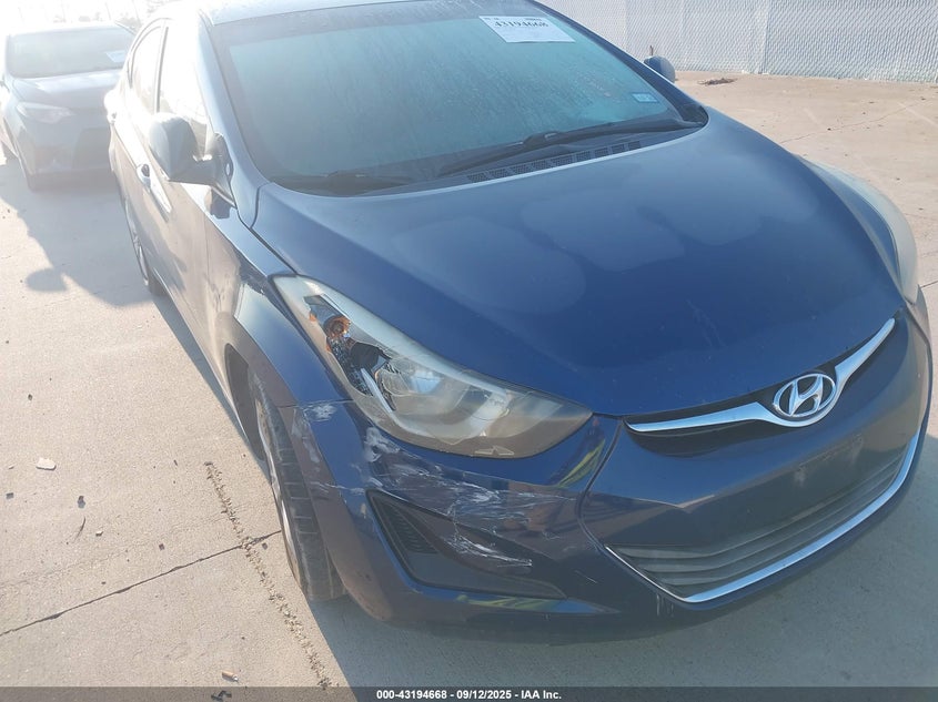 2016 HYUNDAI ELANTRA SE - 5NPDH4AE6GH731217