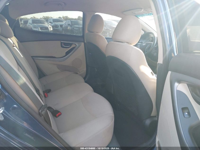 2016 Hyundai Elantra Se VIN: 5NPDH4AE6GH731217 Lot: 43194668