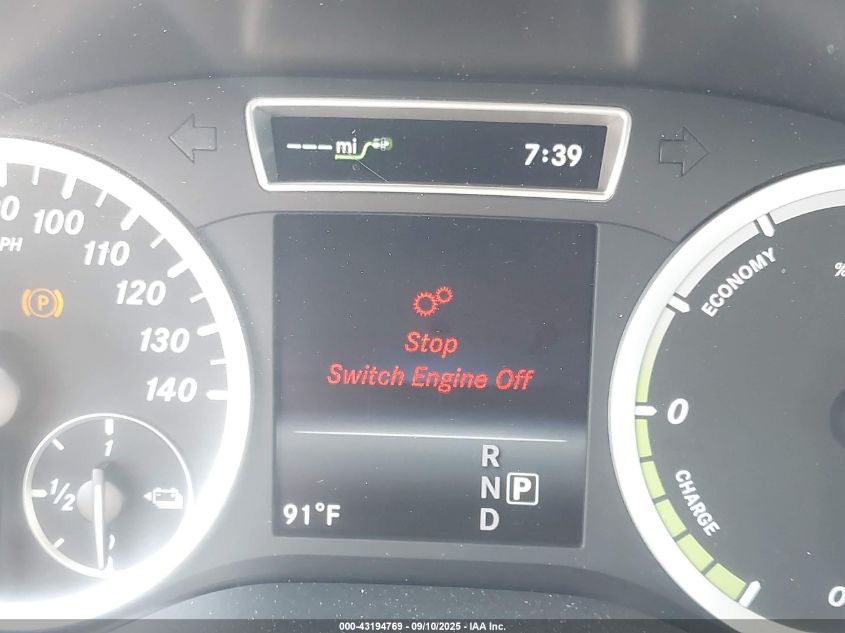 2014 Mercedes-Benz B-Class Electric Drive VIN: WDDVP9AB7EJ002907 Lot: 43194769