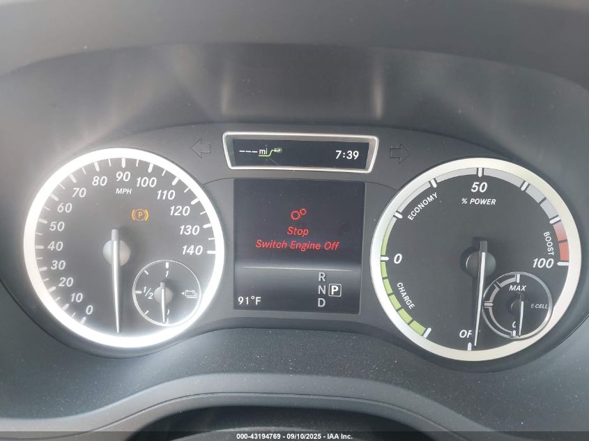 2014 Mercedes-Benz B-Class Electric Drive VIN: WDDVP9AB7EJ002907 Lot: 43194769