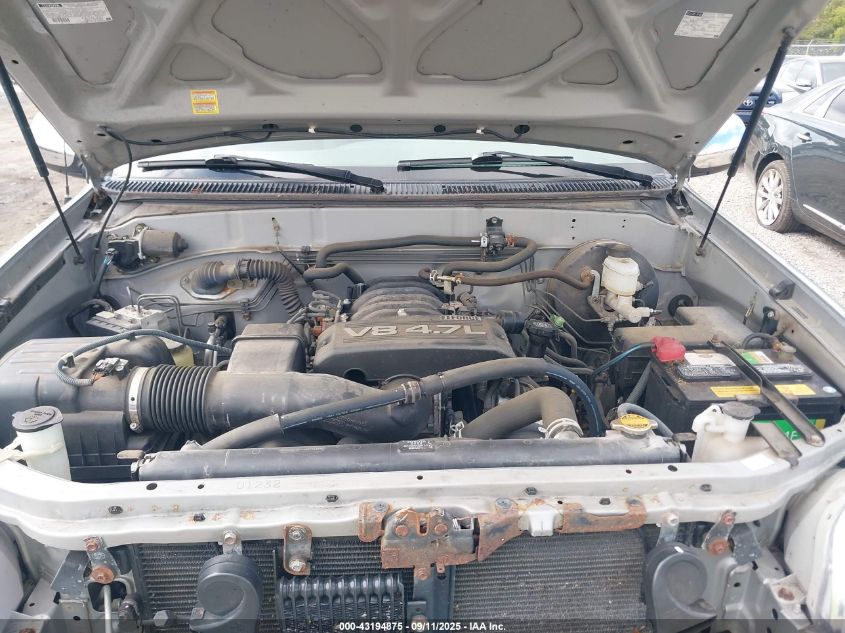 2005 Toyota Tundra Sr5 V8 VIN: 5TBBT44195S470177 Lot: 43194875