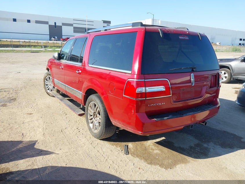 2007 Lincoln Navigator L red other gasoline 5LMFL285X7LJ24792 photo #4