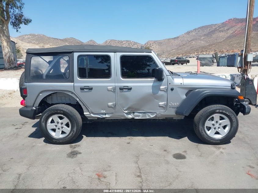 2018 Jeep Wrangler Unlimited Sport 4X4 VIN: 1C4HJXDGXJW150342 Lot: 43194952