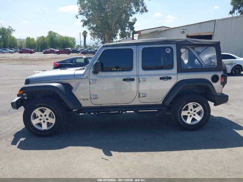 2018 Jeep Wrangler Unlimited Sport 4X4 VIN: 1C4HJXDGXJW150342 Lot: 43194952