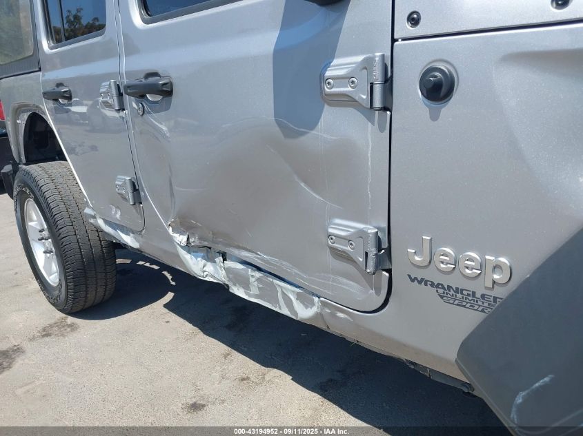 2018 Jeep Wrangler Unlimited Sport 4X4 VIN: 1C4HJXDGXJW150342 Lot: 43194952