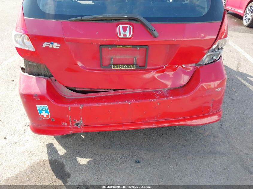 2007 Honda Fit S VIN: JHMGD38647S036882 Lot: 43194995